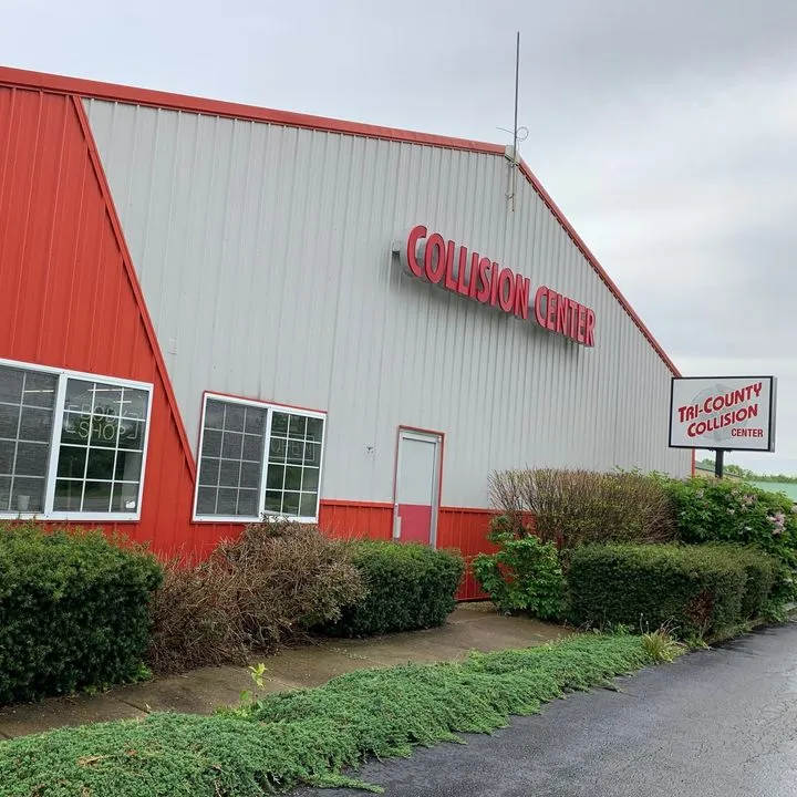 Collision repair work at Mike's Tri County Collision